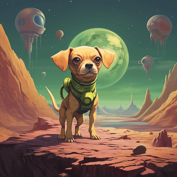 A Dog's Space Adventure | Talestories.com | Animal Tales - Space Stories - Adventure Stories