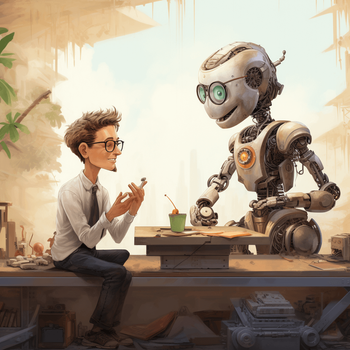 Technological Friend | Talestories.com | Robot Stories - Friendship Tales - Adventure Stories