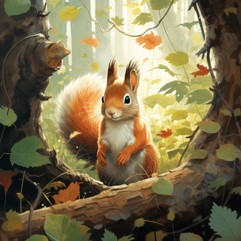 Curious Squirrel | Talestories.com | Animal Tales - Adventure Stories - Tales for Kids